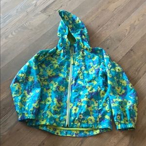 L.L. Bean Discovery Rain Jacket, girls size 8
